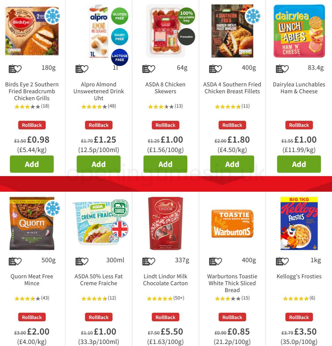 ASDA Offers from 4 December