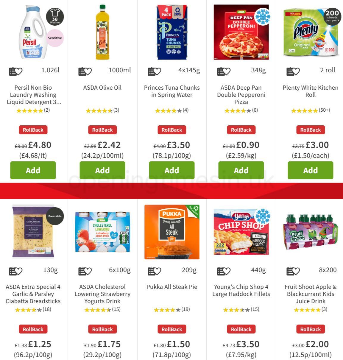 ASDA Offers from 4 December
