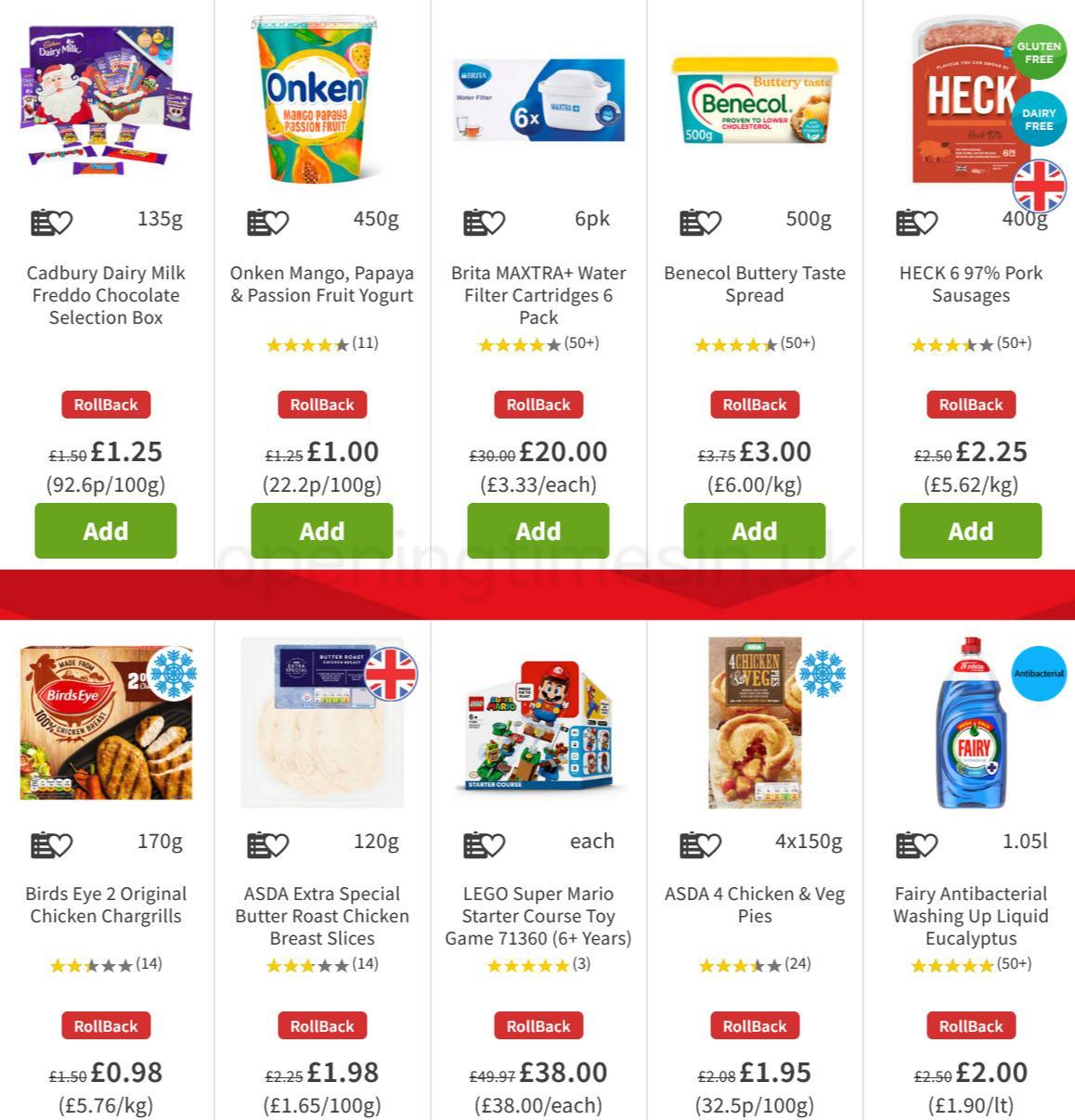 ASDA Offers from 4 December