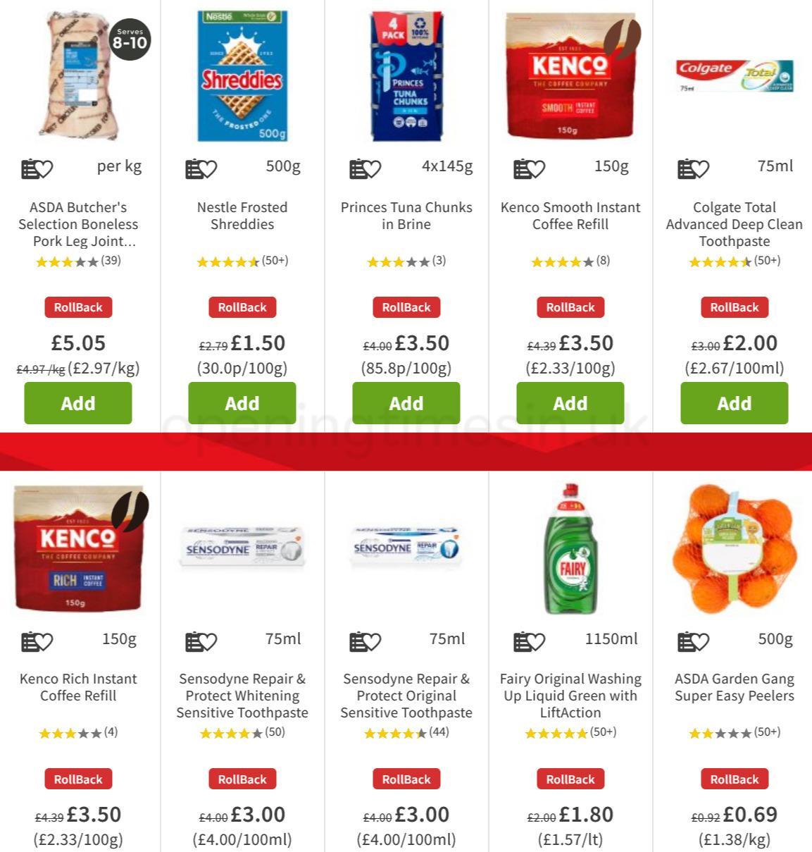 ASDA Offers from 4 December