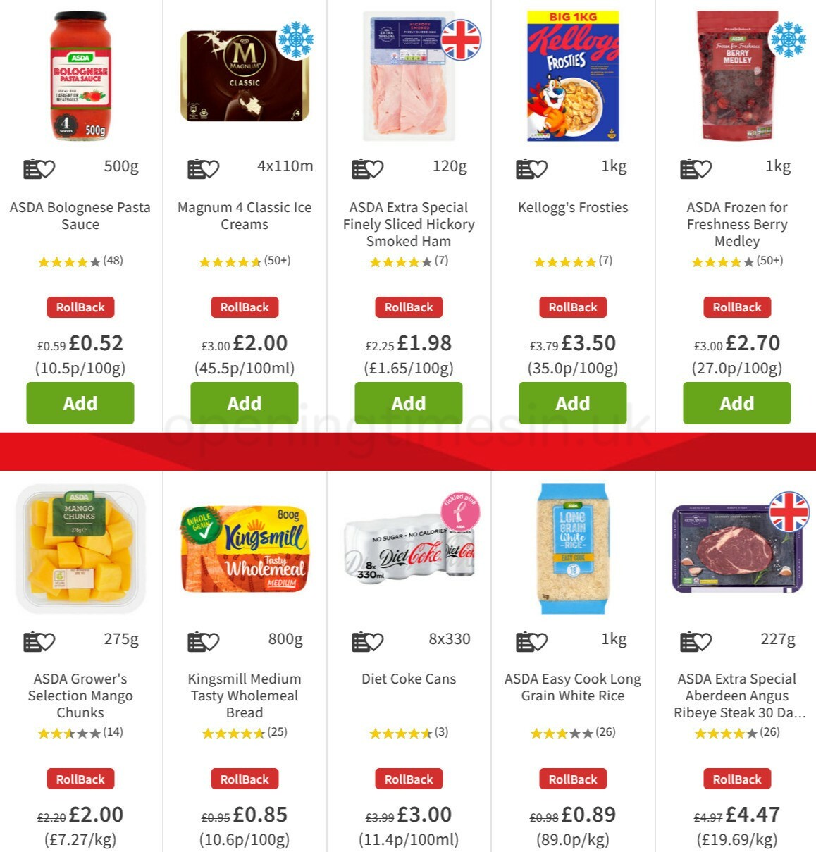 ASDA Offers from 18 December