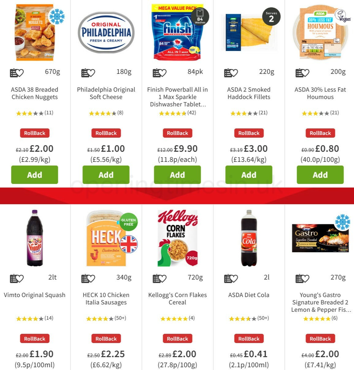 ASDA Offers from 18 December