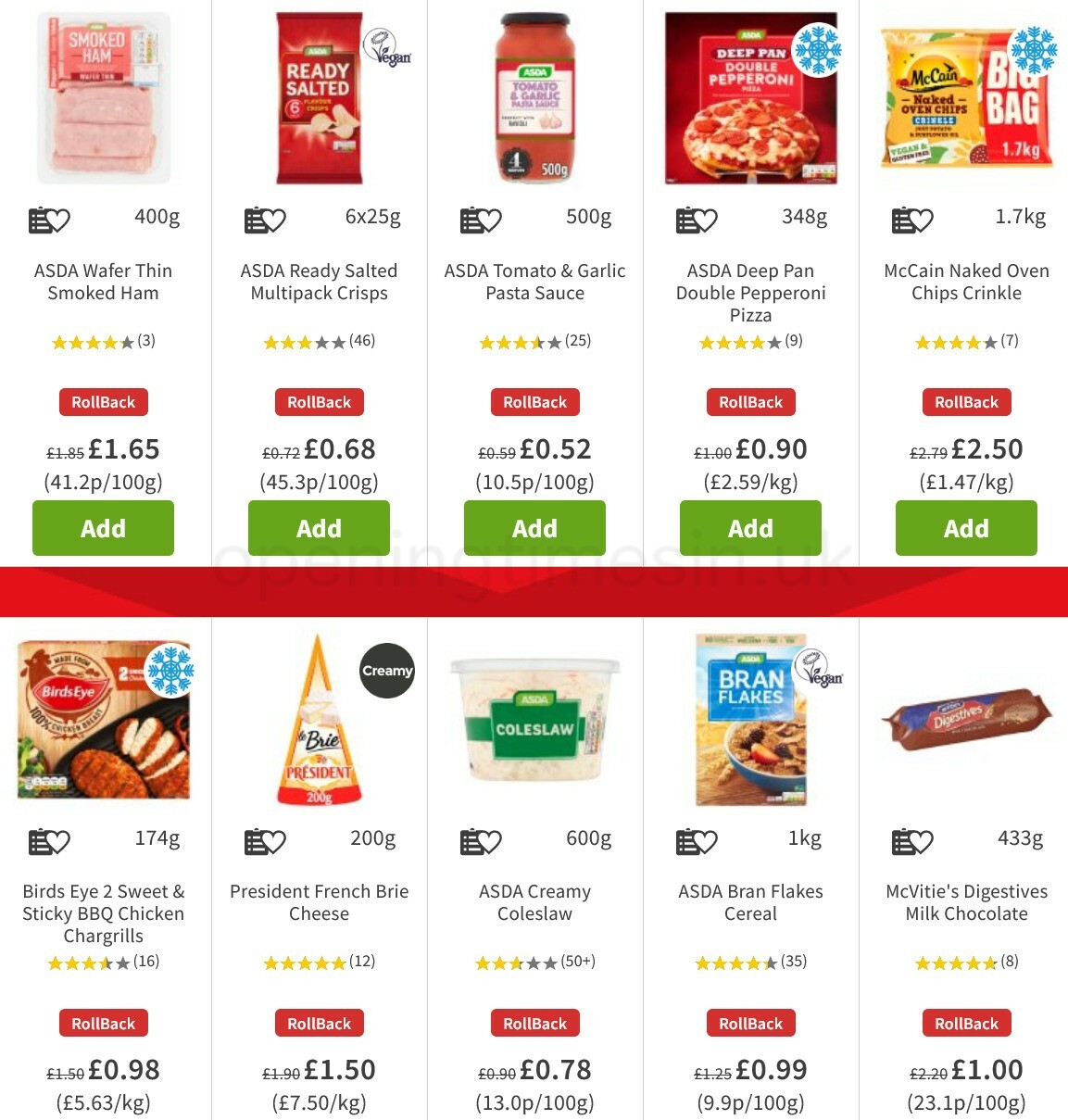 ASDA Offers from 18 December