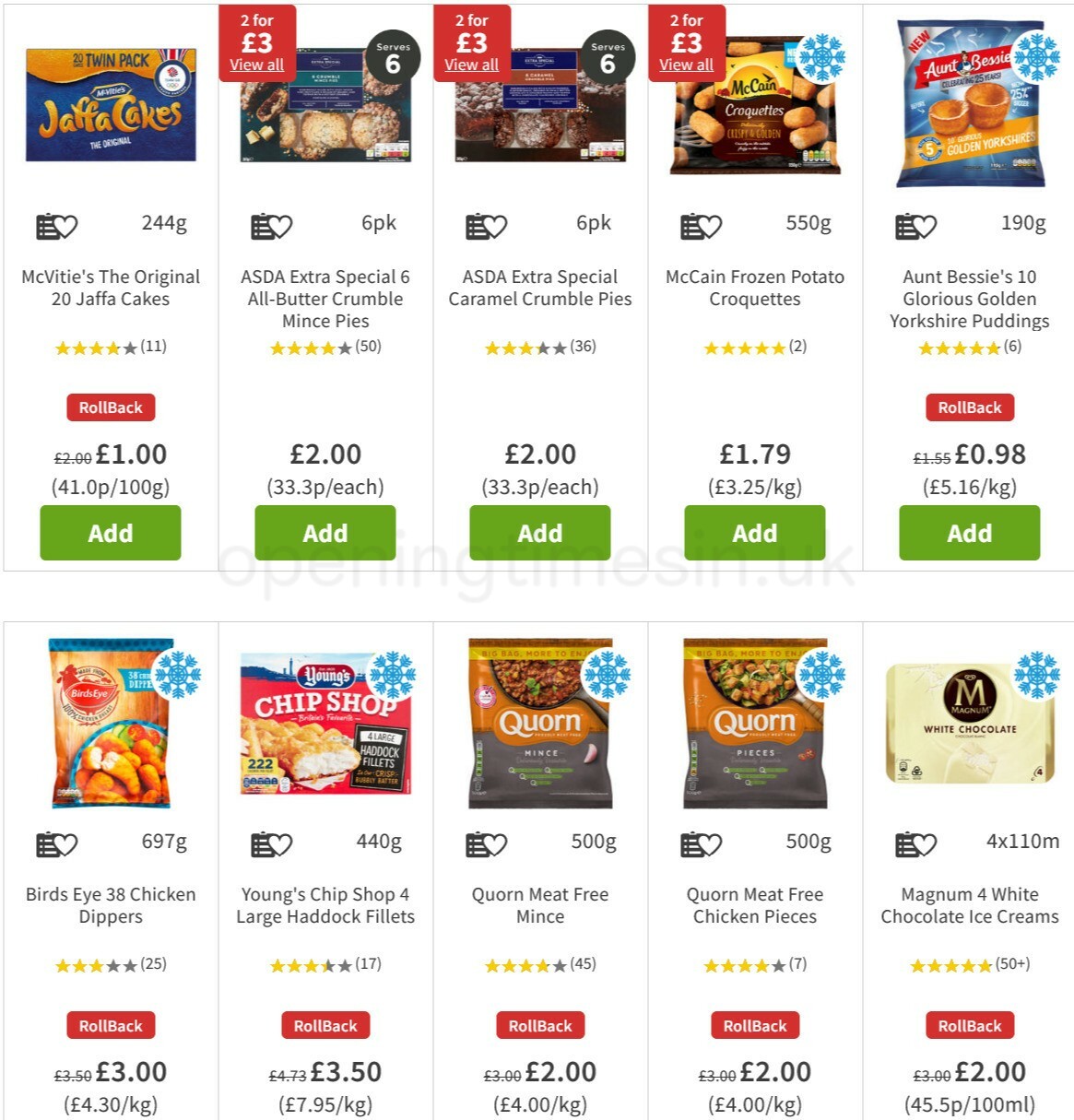 ASDA Offers from 18 December