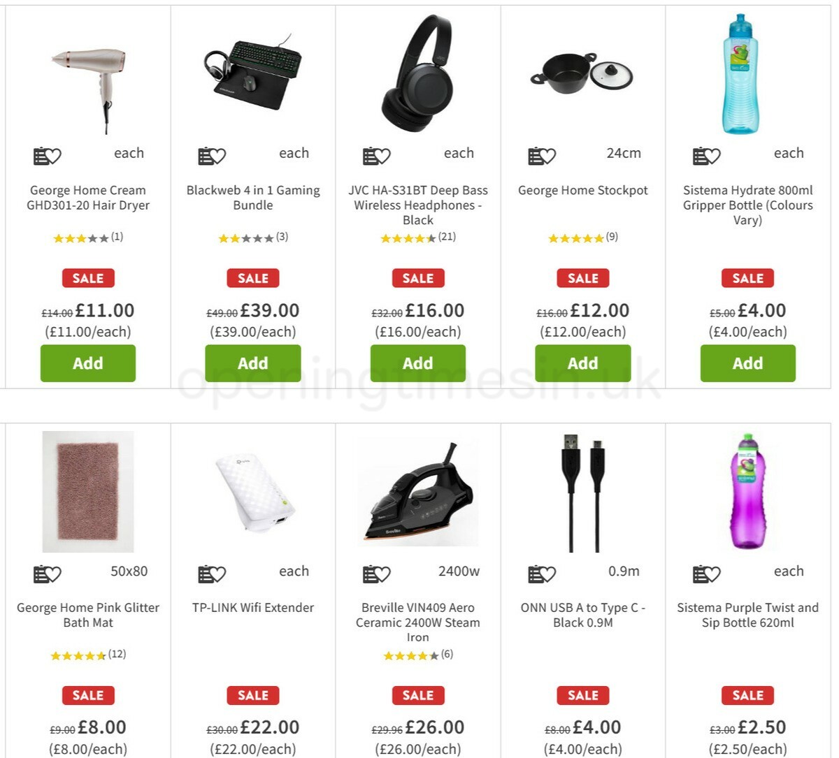 ASDA Offers from 29 December