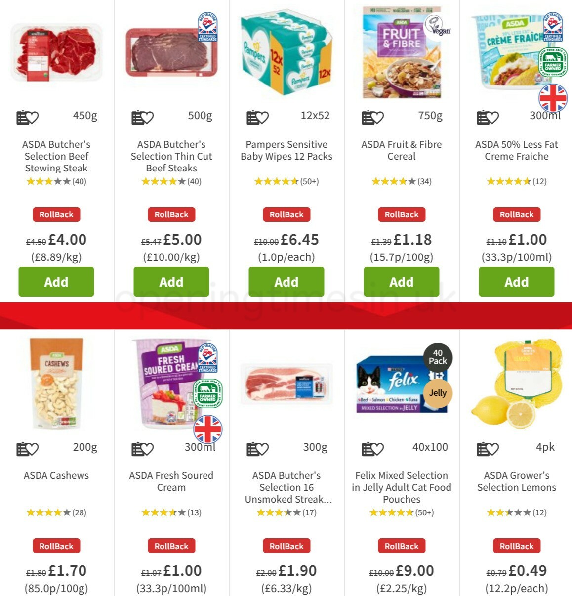 ASDA Offers from 22 January