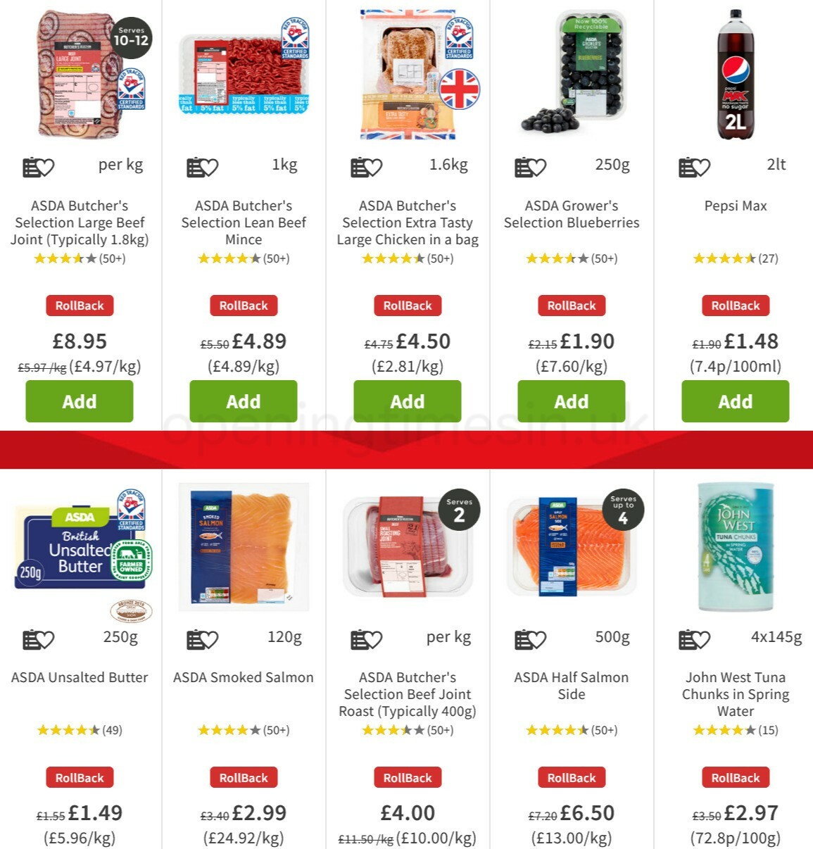 ASDA Offers from 22 January