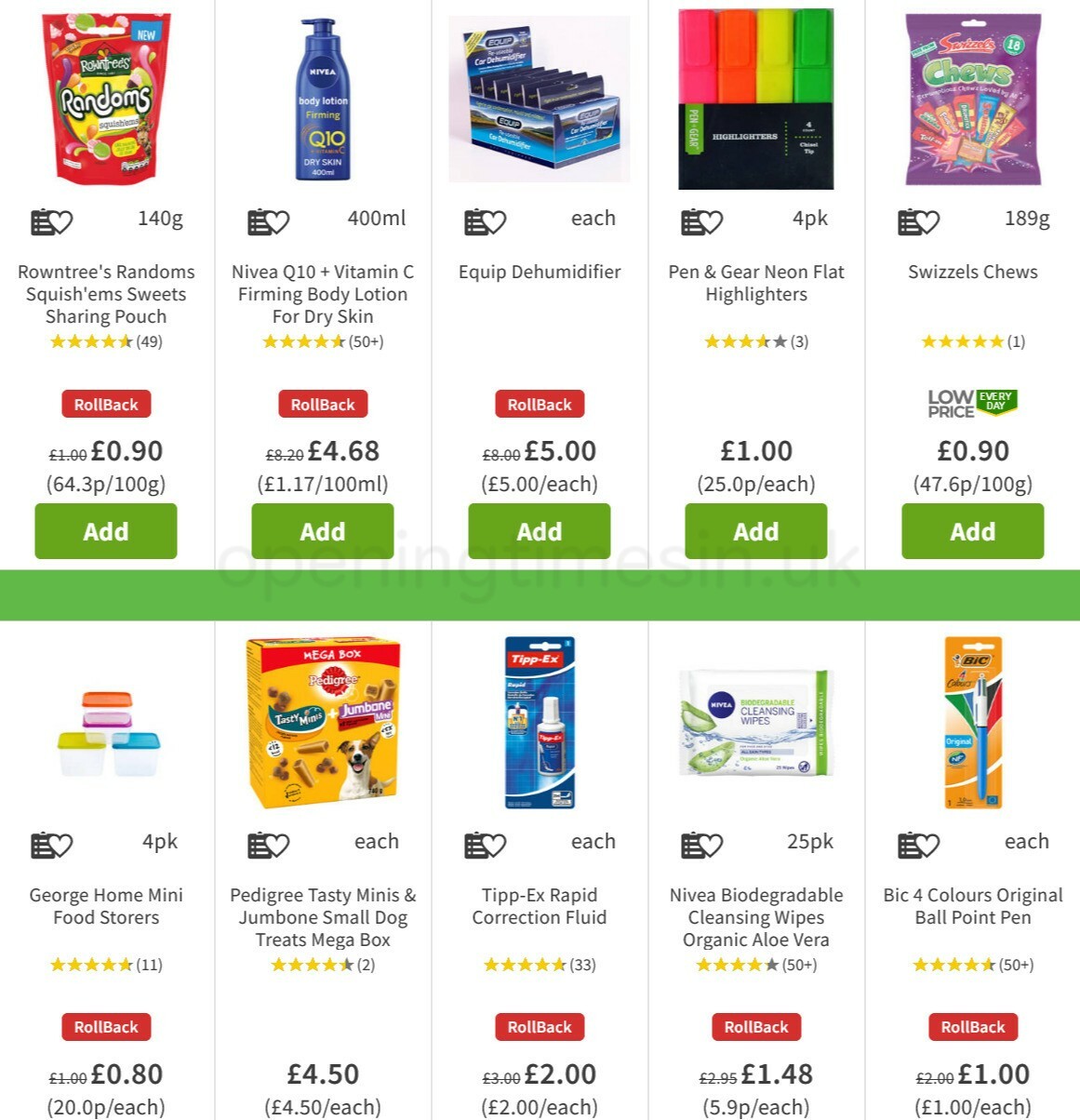 ASDA Offers from 29 January
