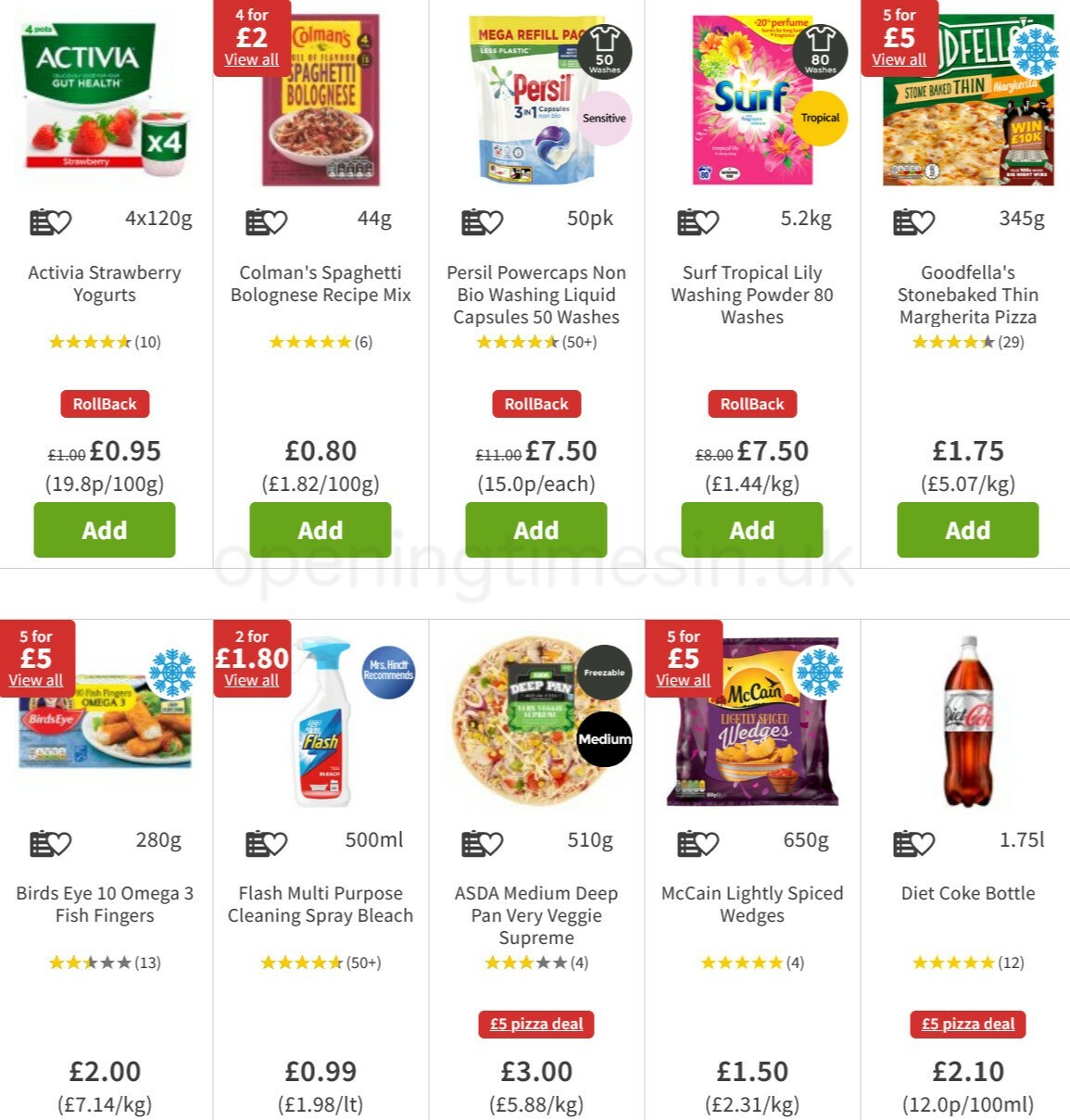 ASDA Offers from 29 January