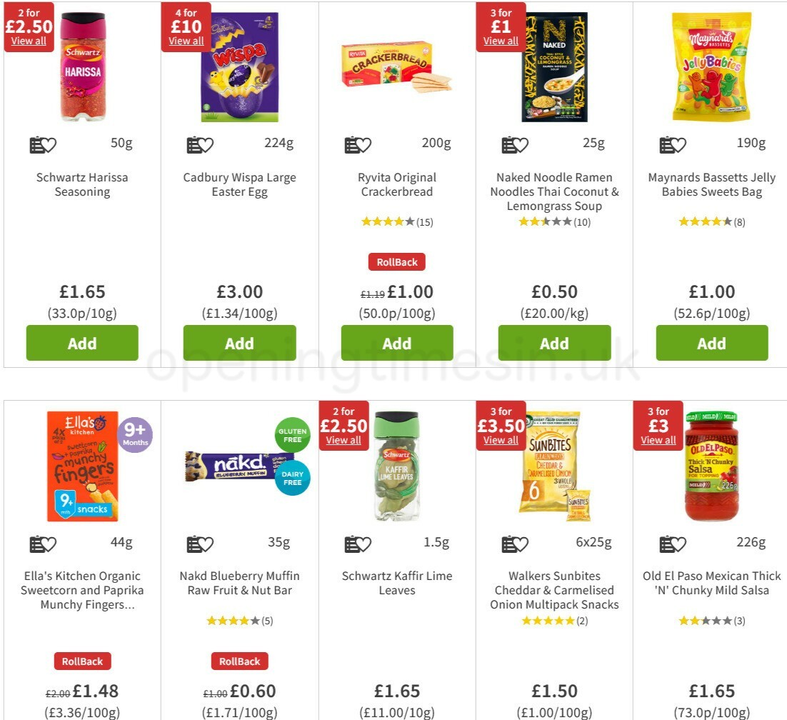 ASDA Offers from 12 February
