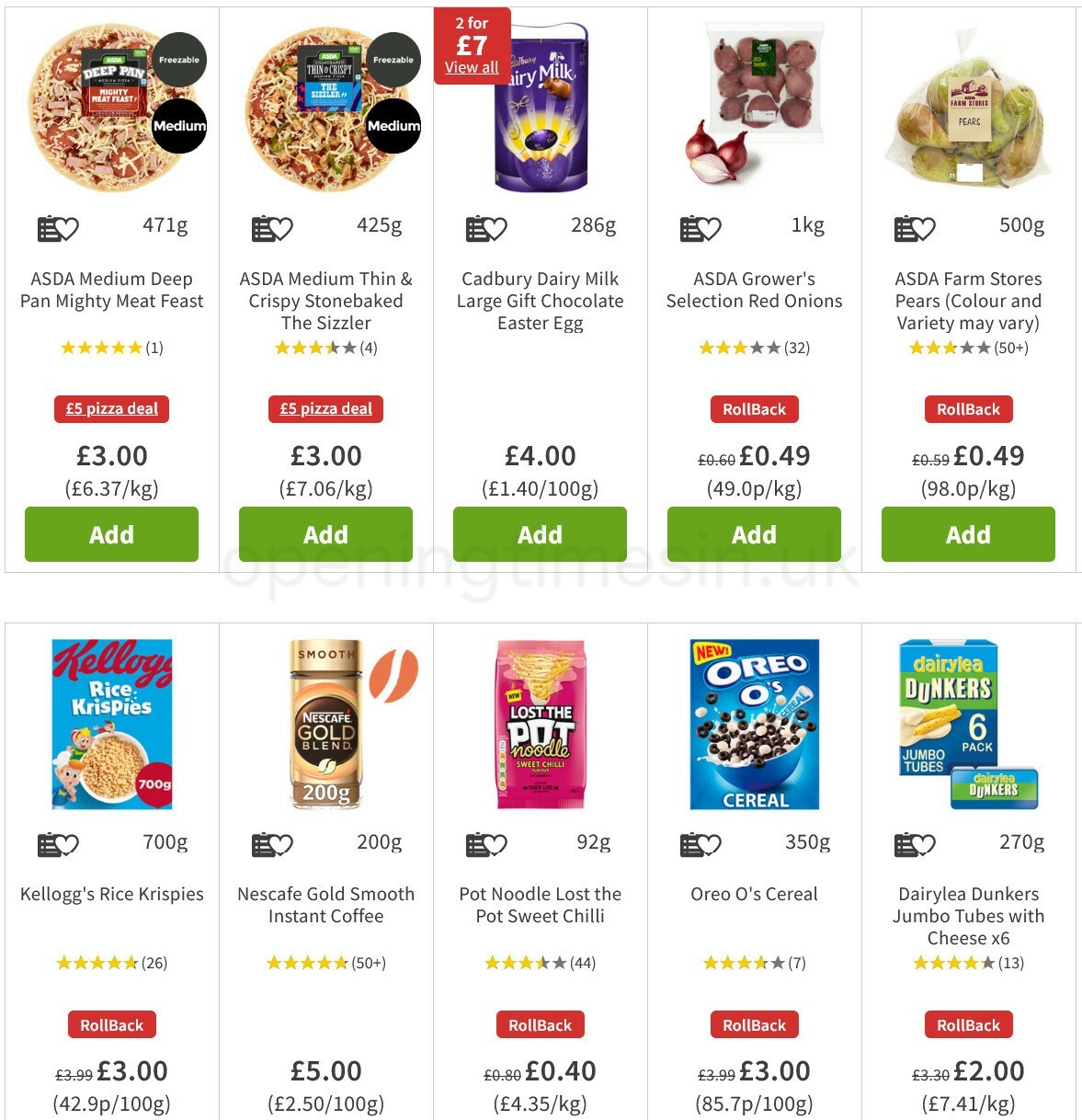 ASDA Offers from 19 February