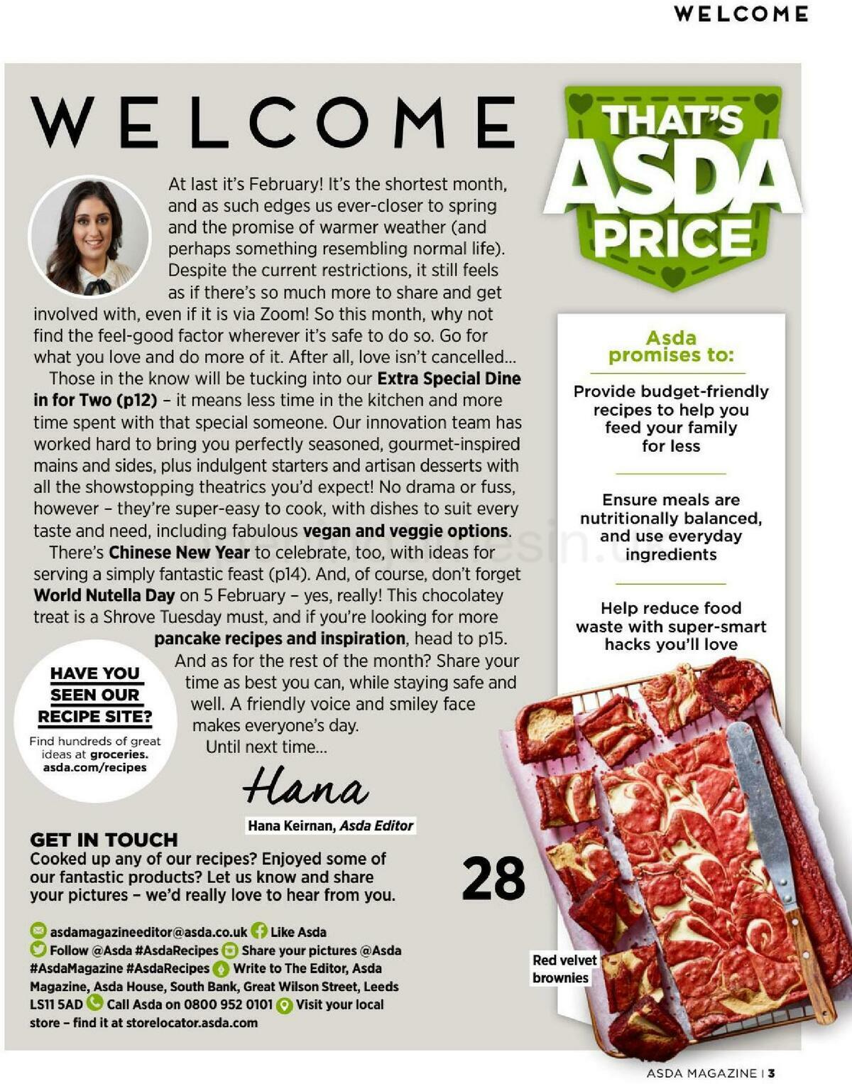ASDA Magazine February Offers from 1 February