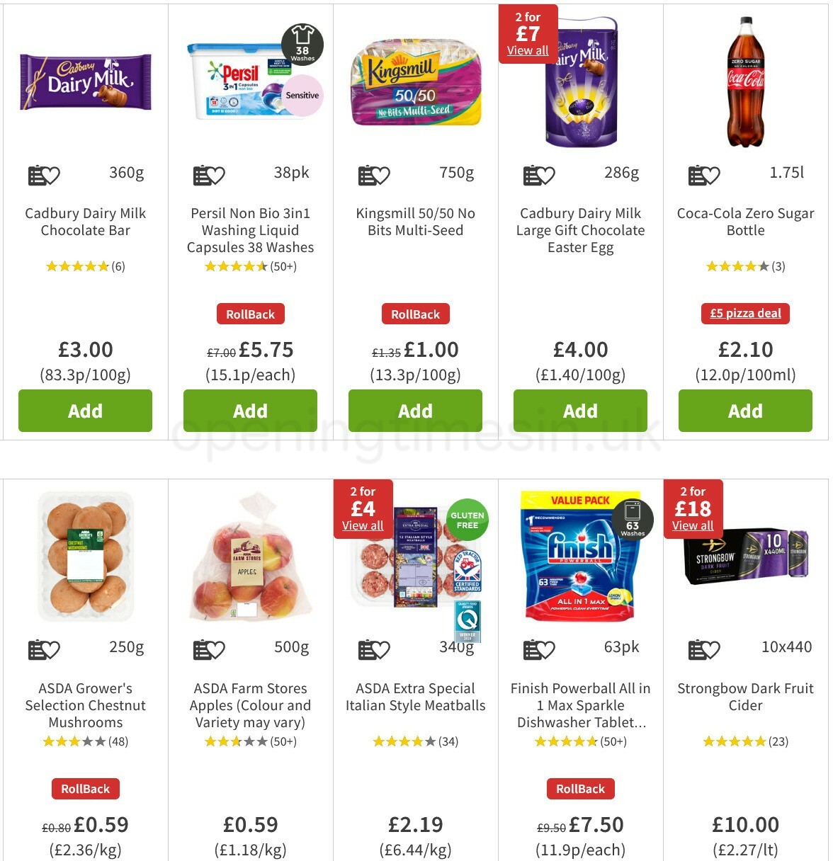 ASDA Offers from 25 February