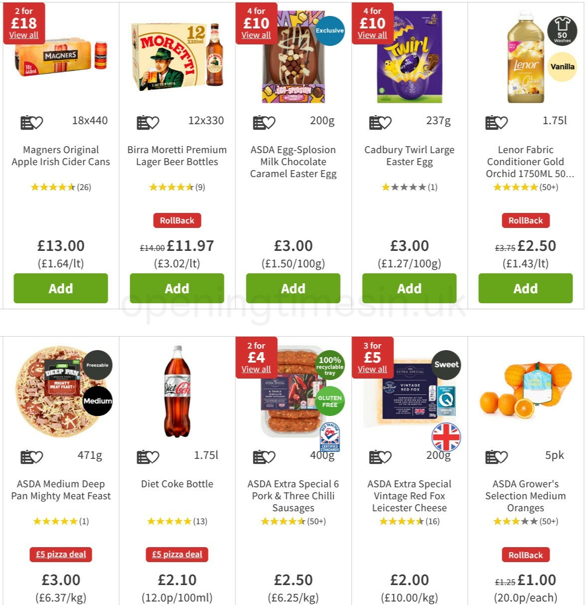 ASDA Offers from 25 February