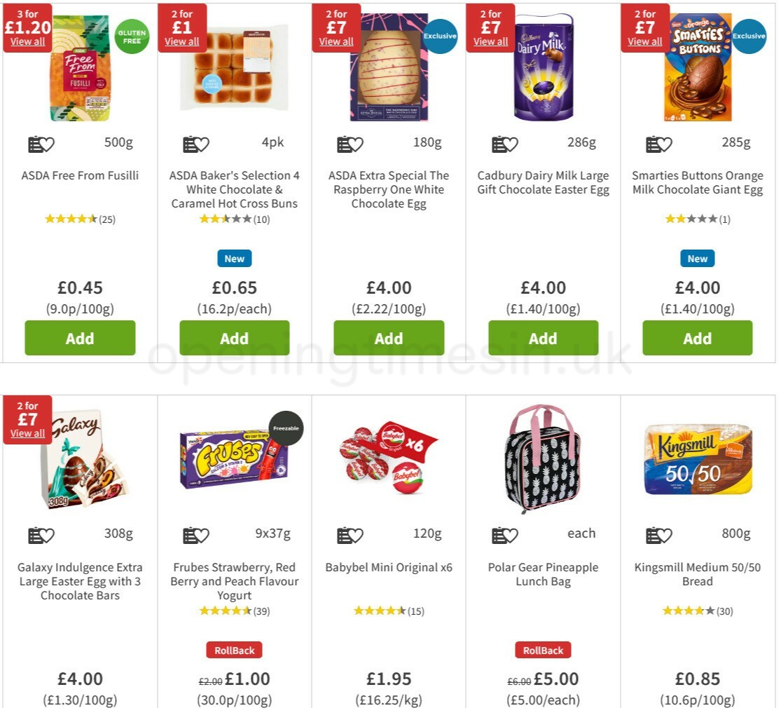 ASDA Offers from 4 March