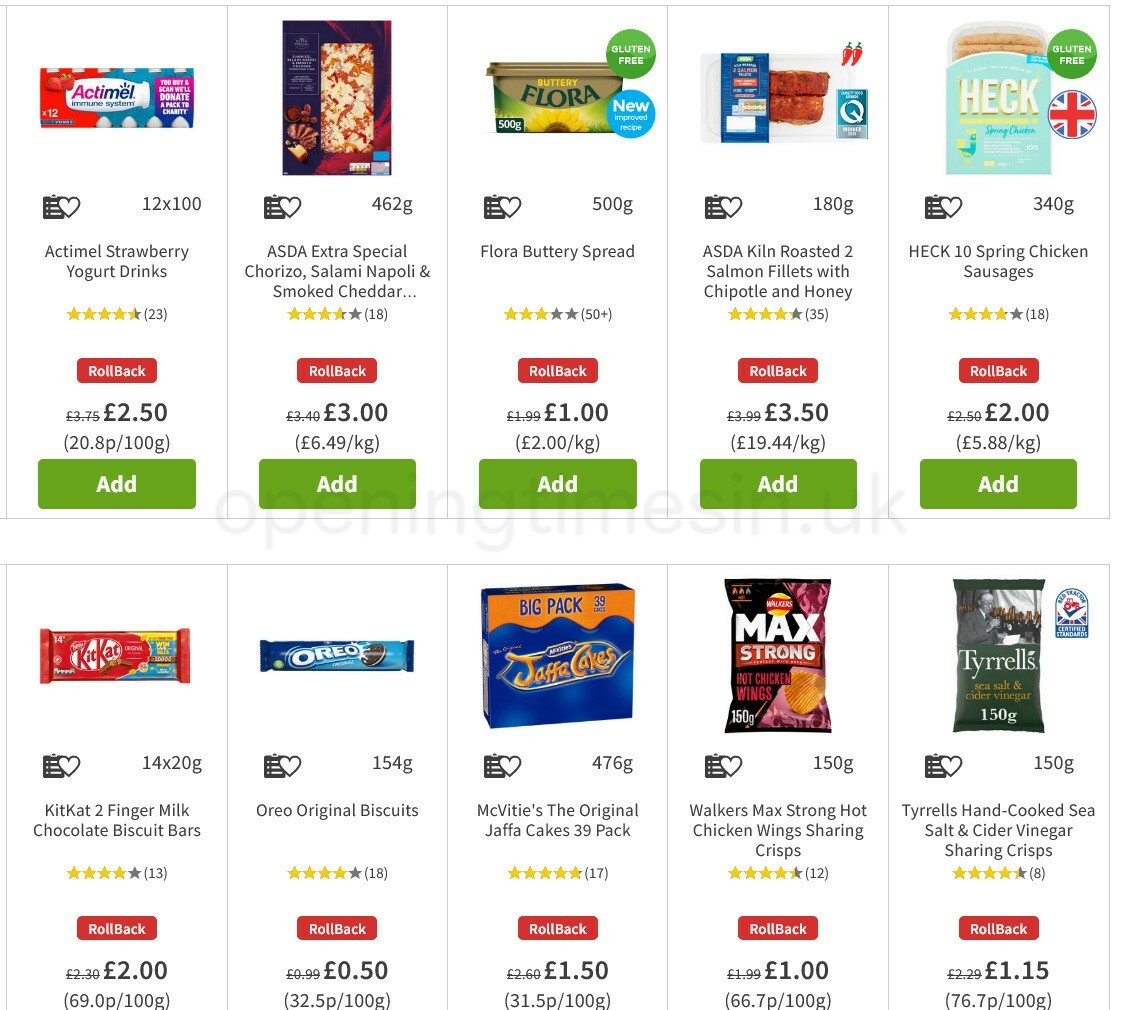 ASDA Offers from 4 March