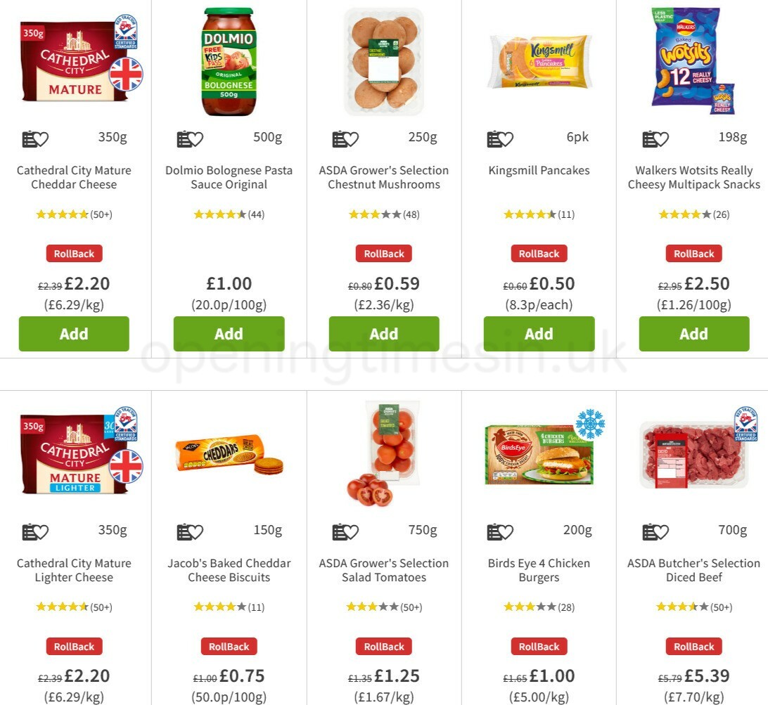 ASDA Offers from 4 March