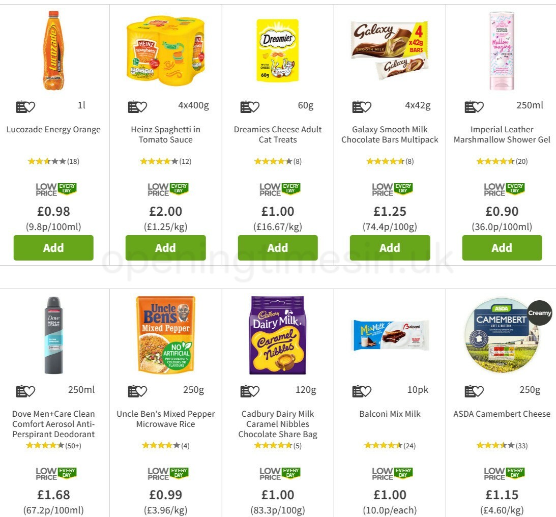ASDA Offers from 11 March