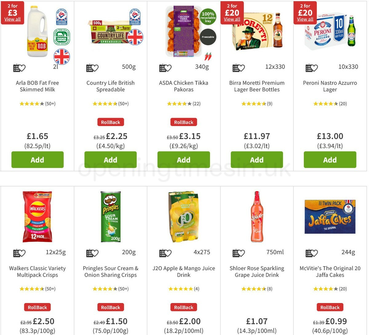 ASDA Offers from 26 March