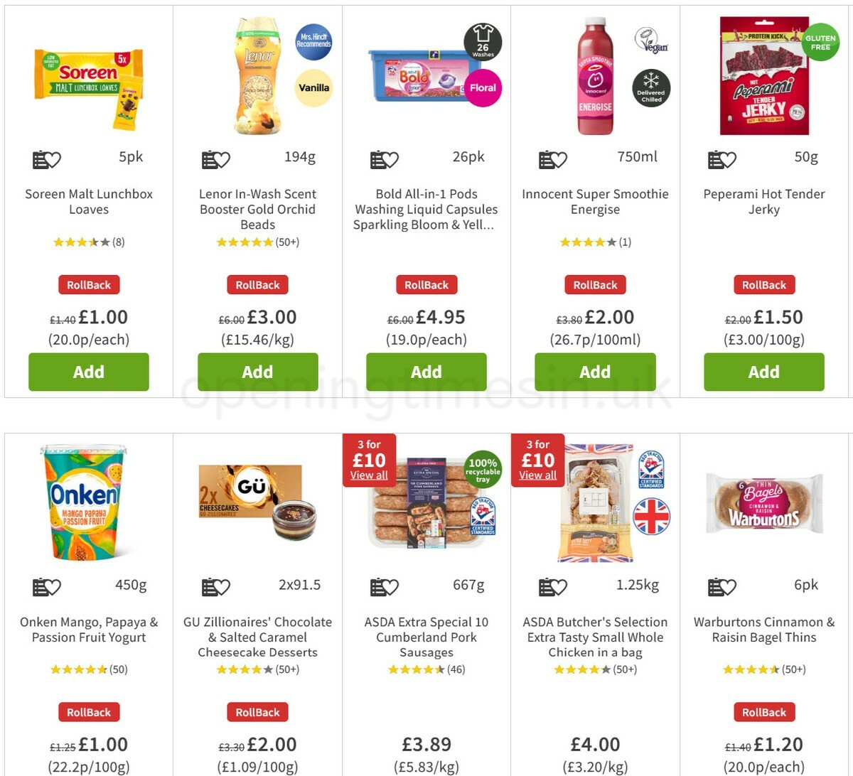 ASDA Offers from 26 March
