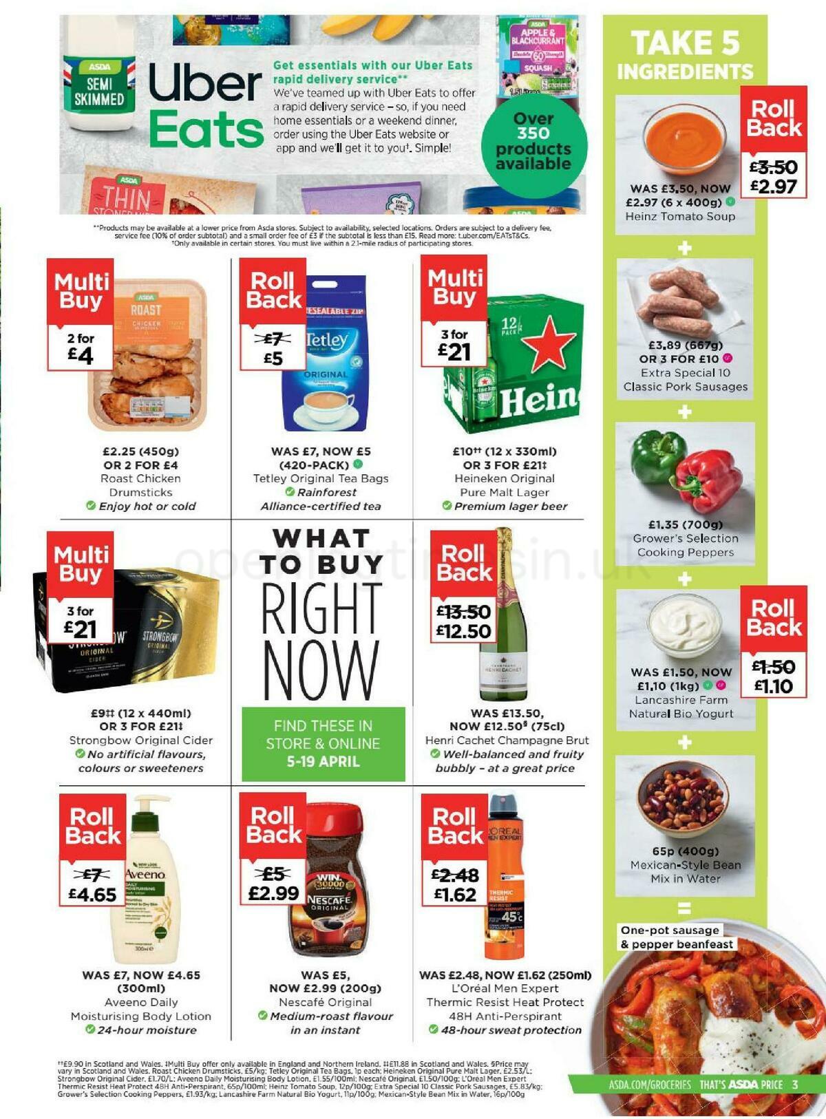 ASDA That's Asda Price April Offers from 1 April