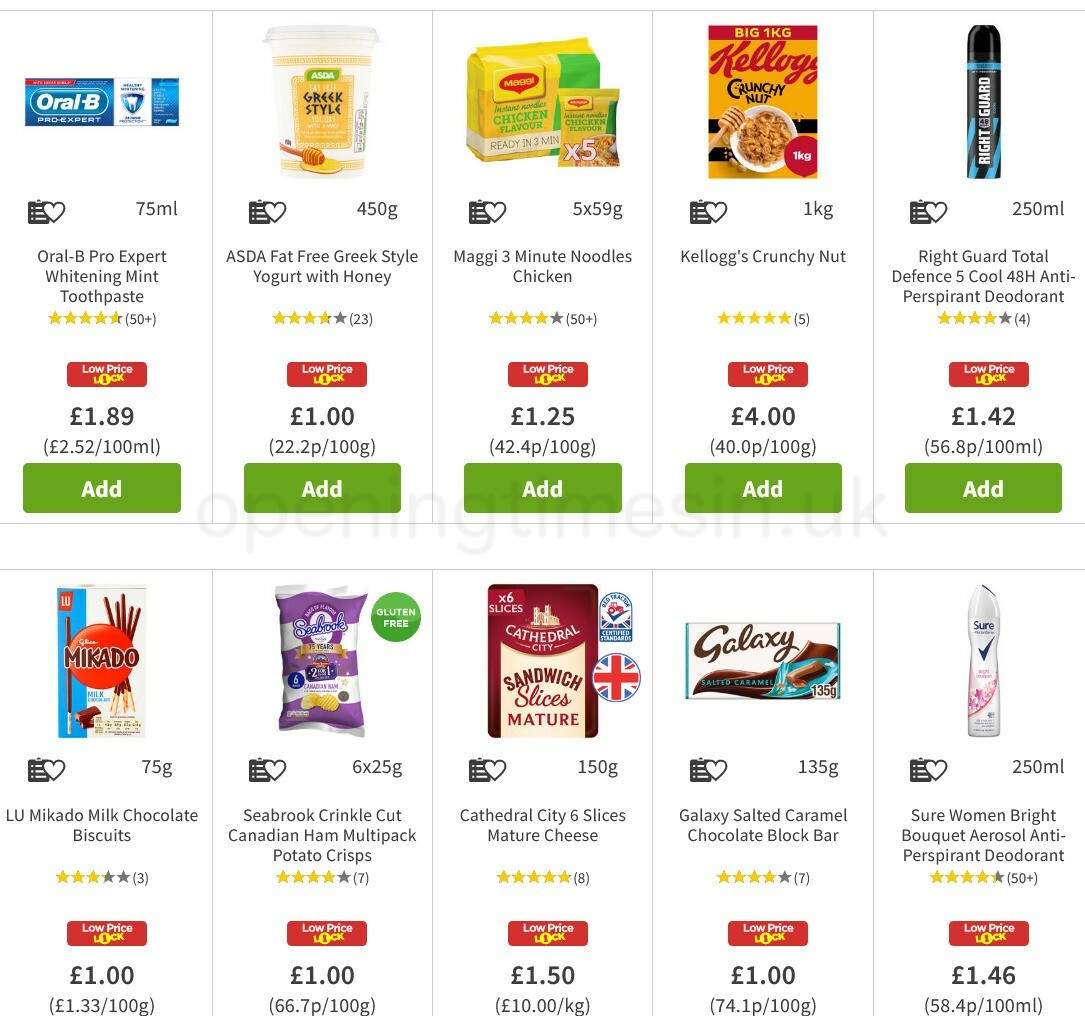 ASDA Offers from 16 April