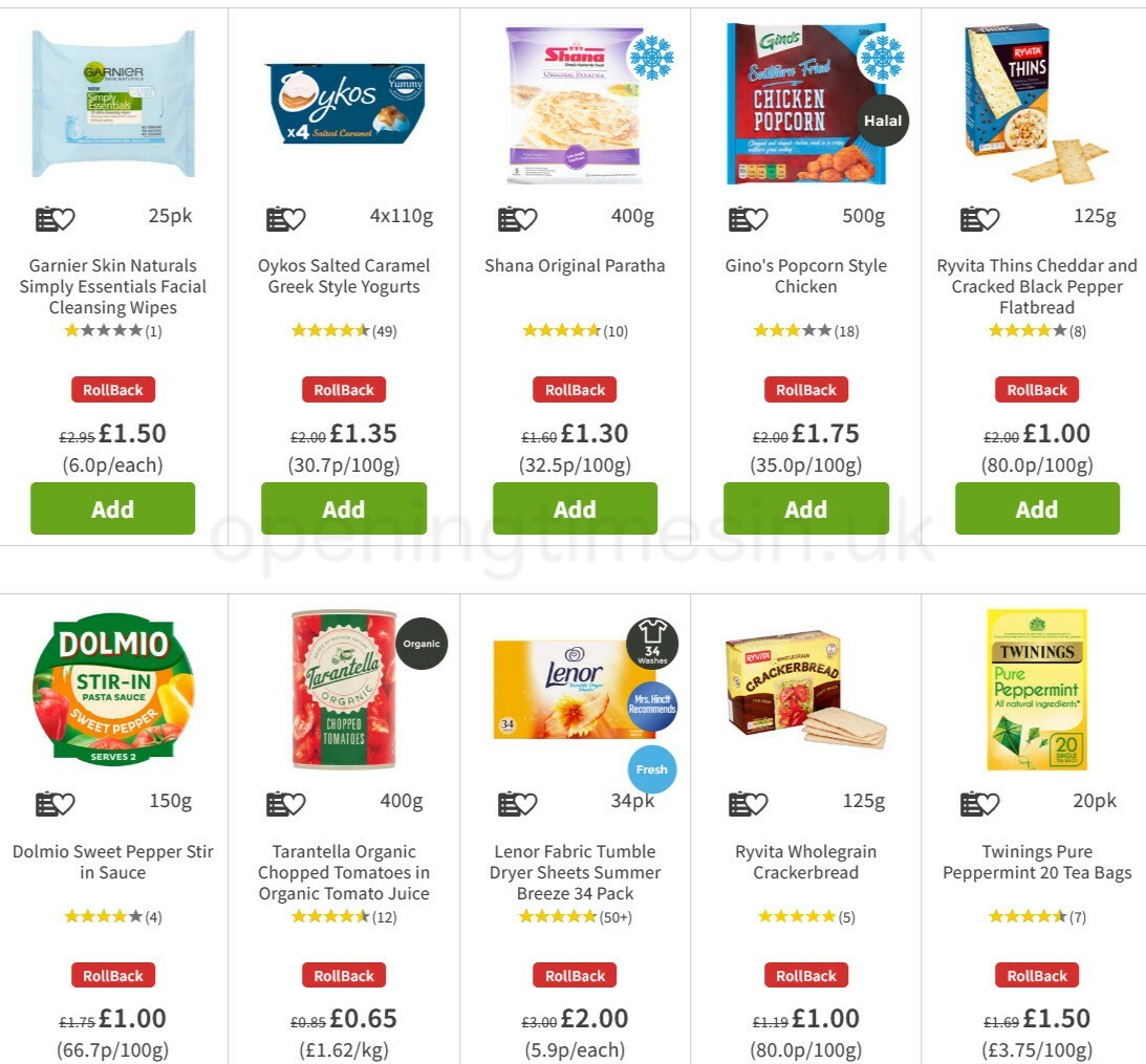 ASDA Offers from 30 April
