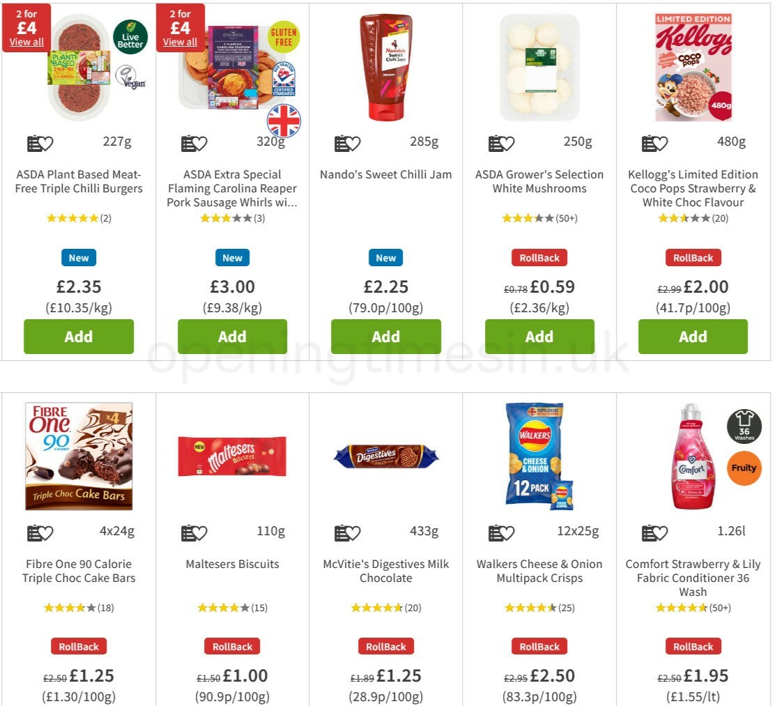 ASDA Offers from 21 May