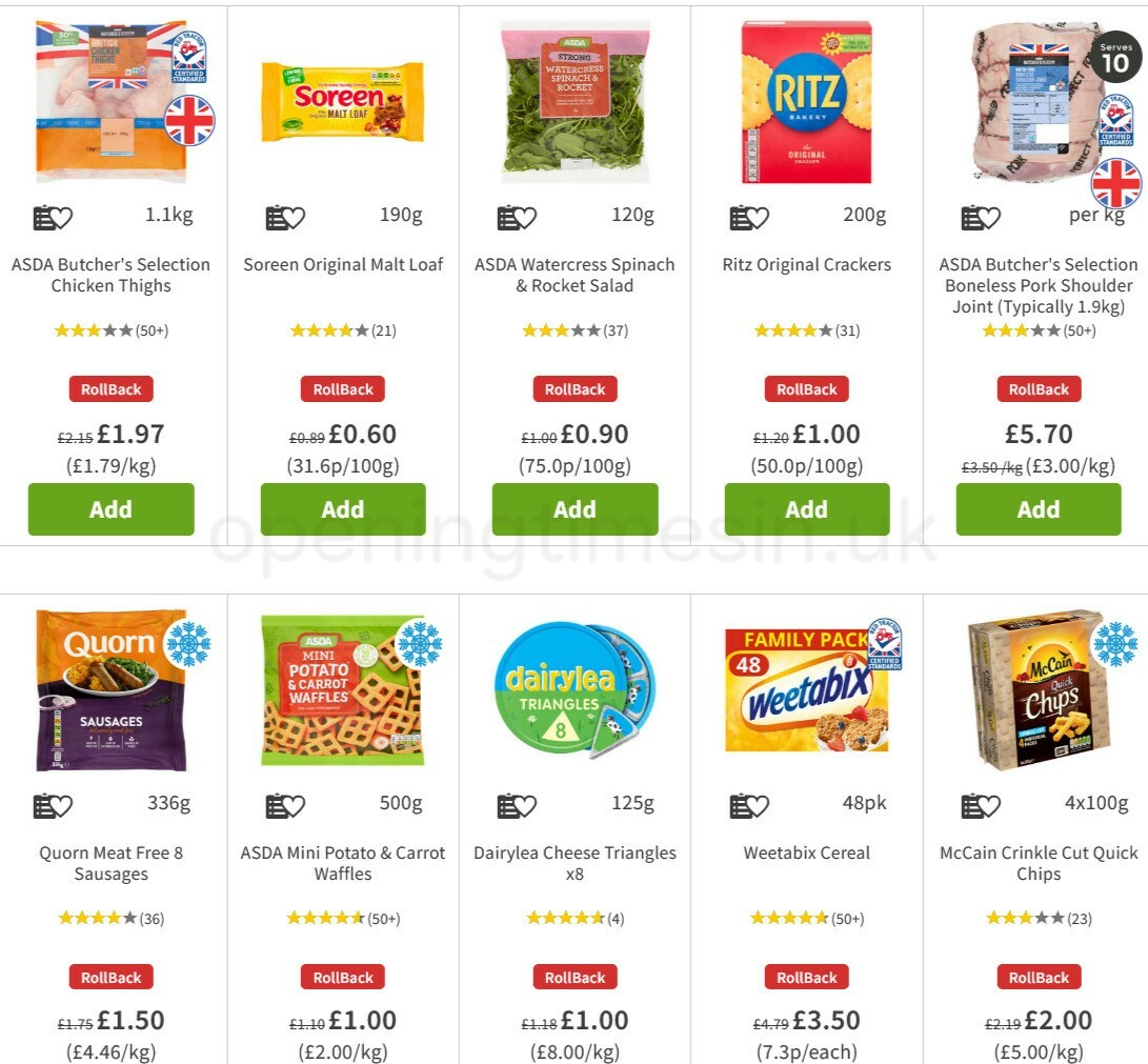 ASDA Offers from 21 May