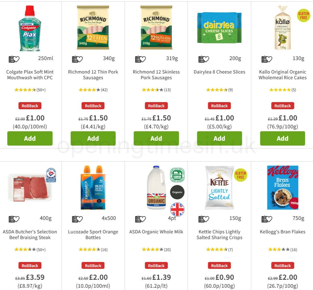 ASDA Offers from 21 May
