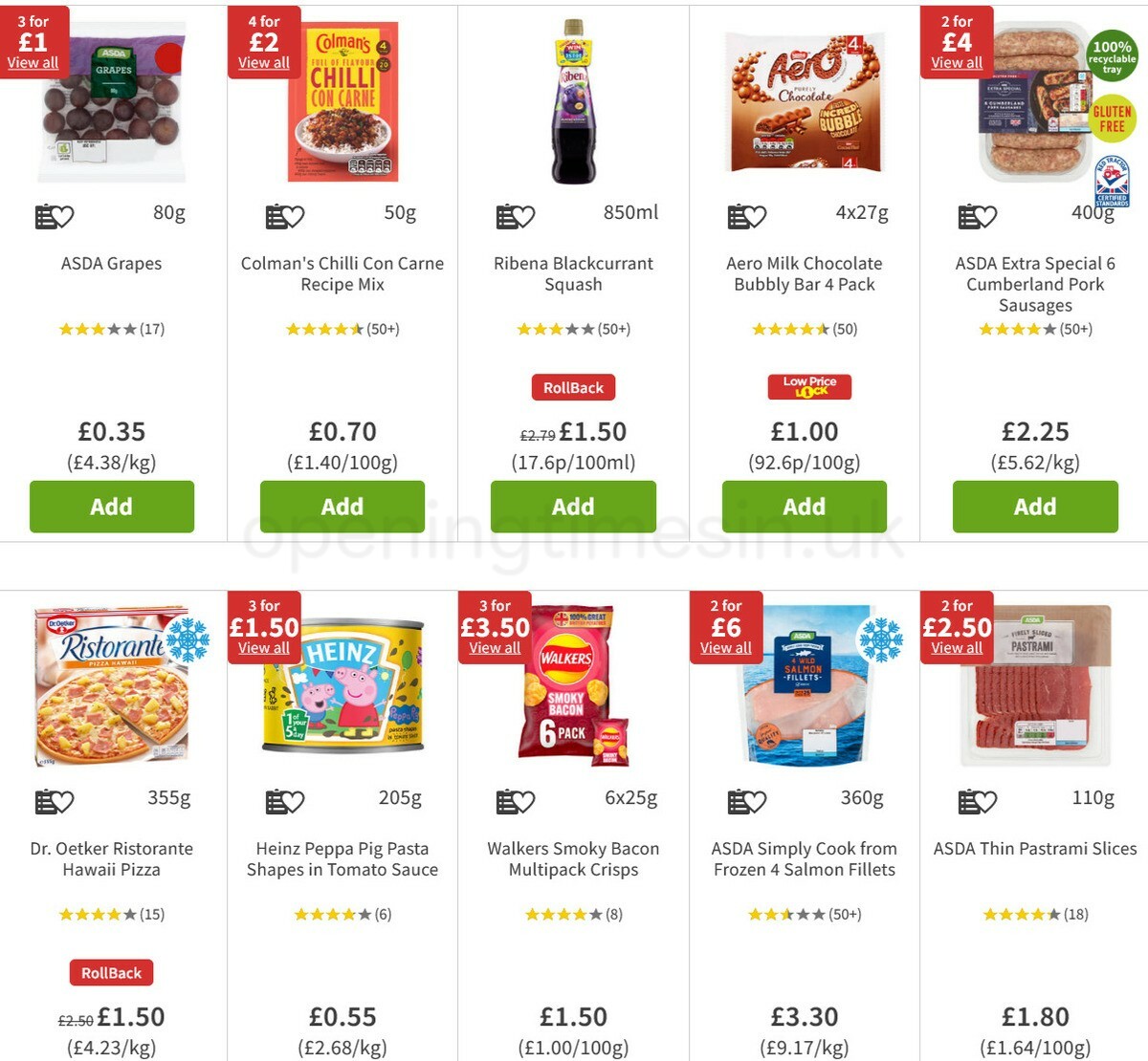 ASDA Offers from 27 May