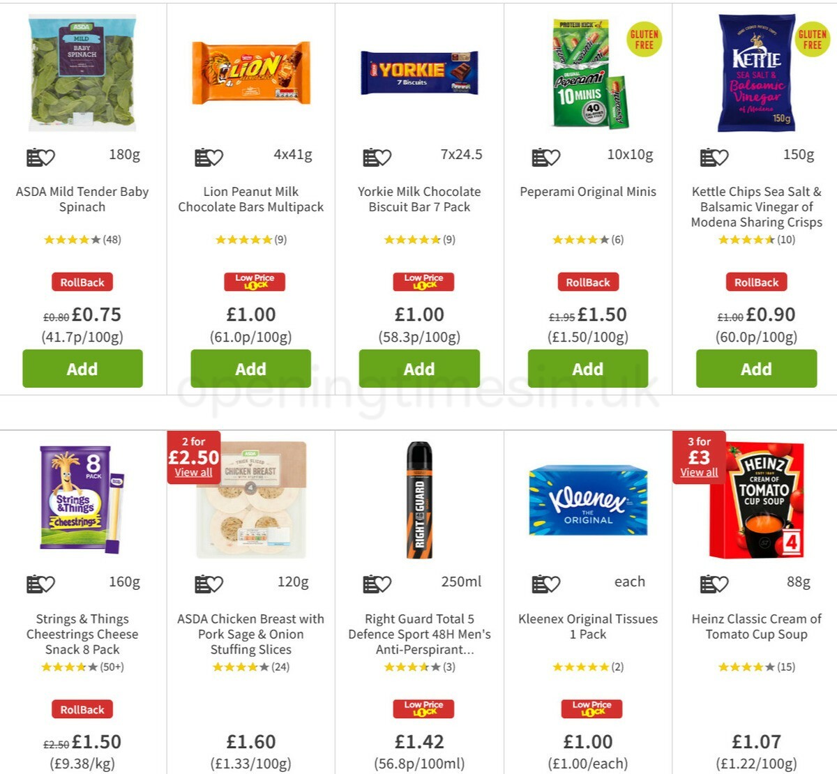 ASDA Offers from 27 May