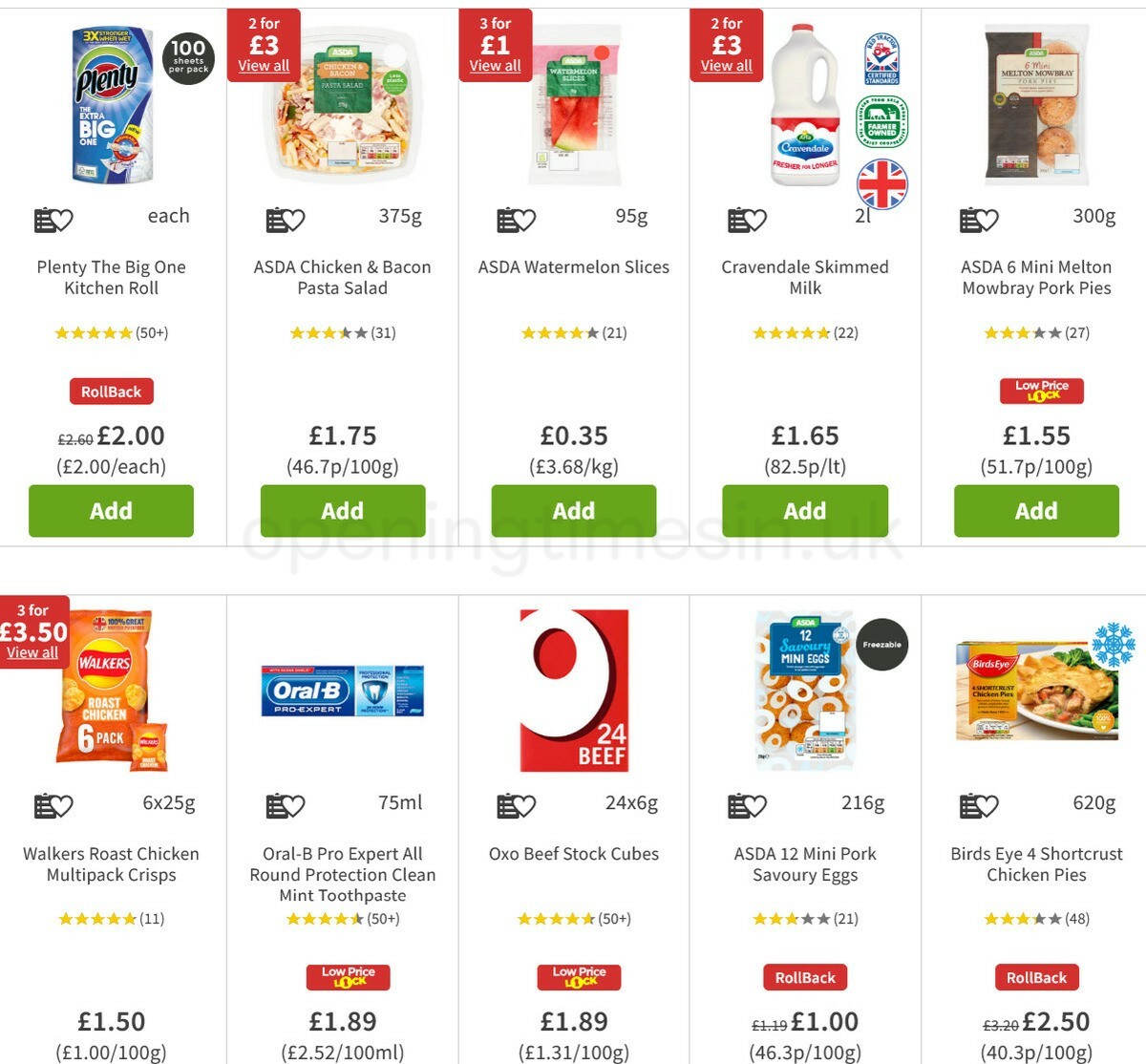 ASDA Offers from 27 May