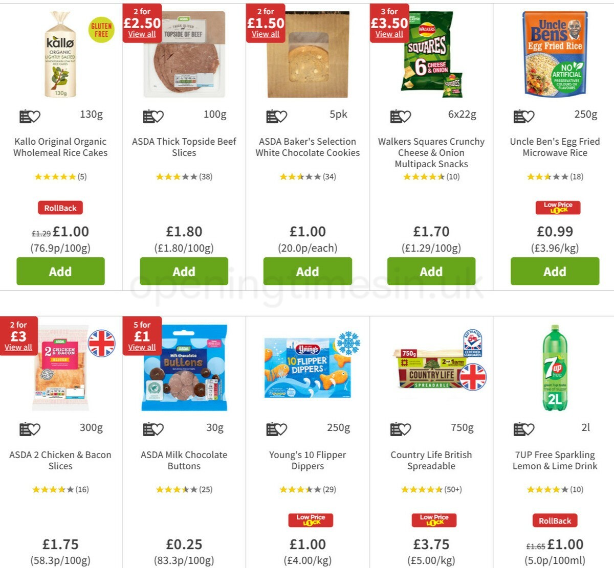ASDA Offers from 27 May