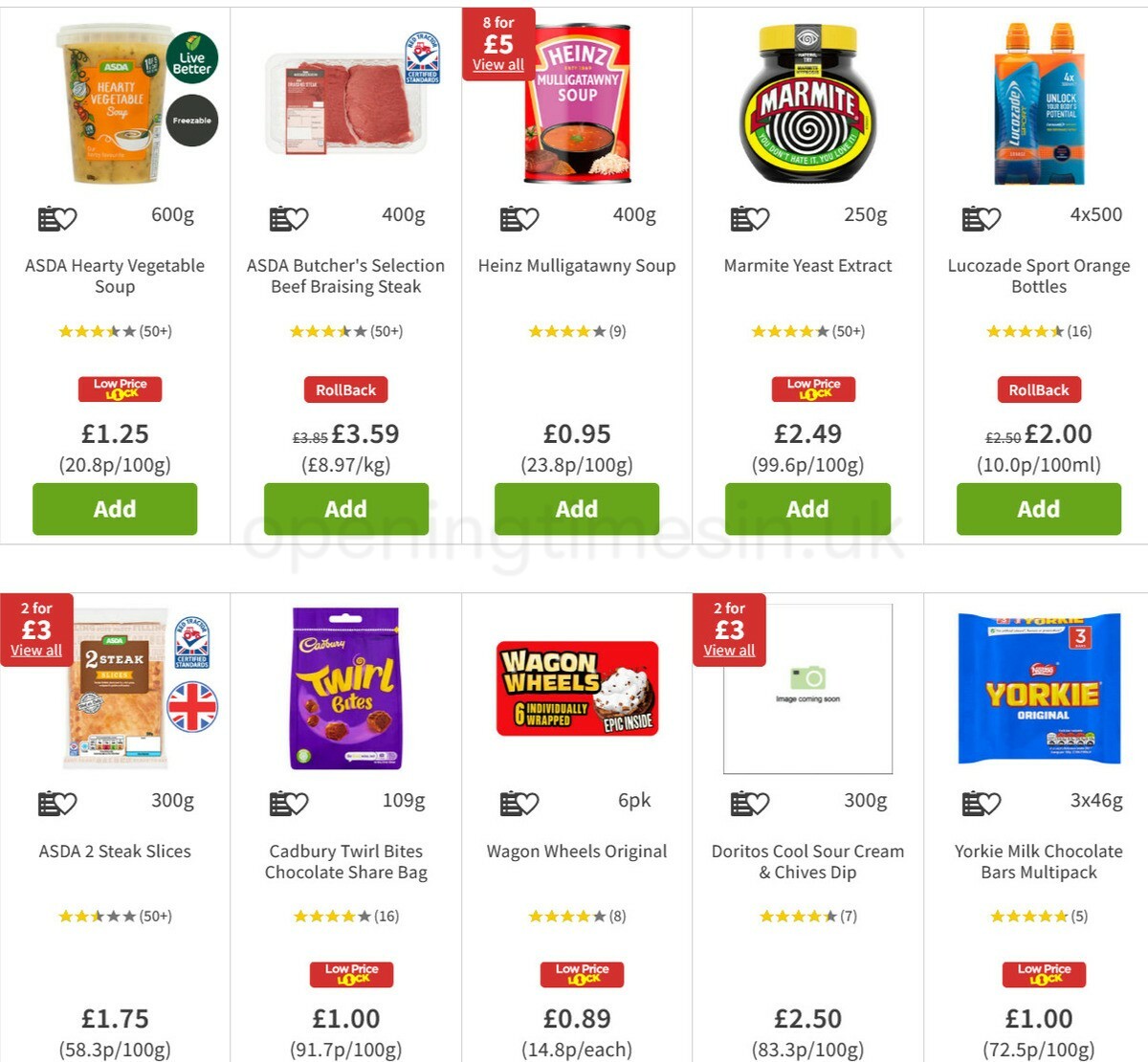 ASDA Offers from 27 May