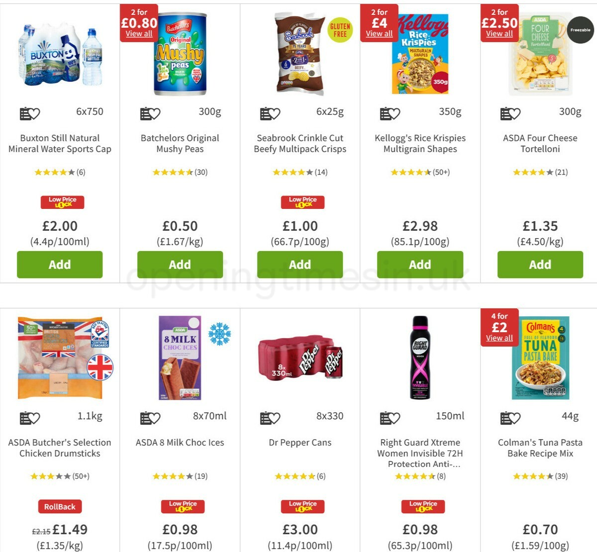 ASDA Offers from 27 May