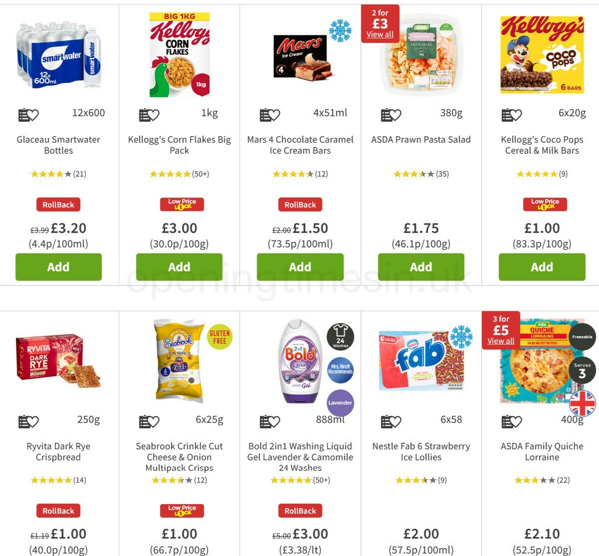 ASDA Offers from 27 May