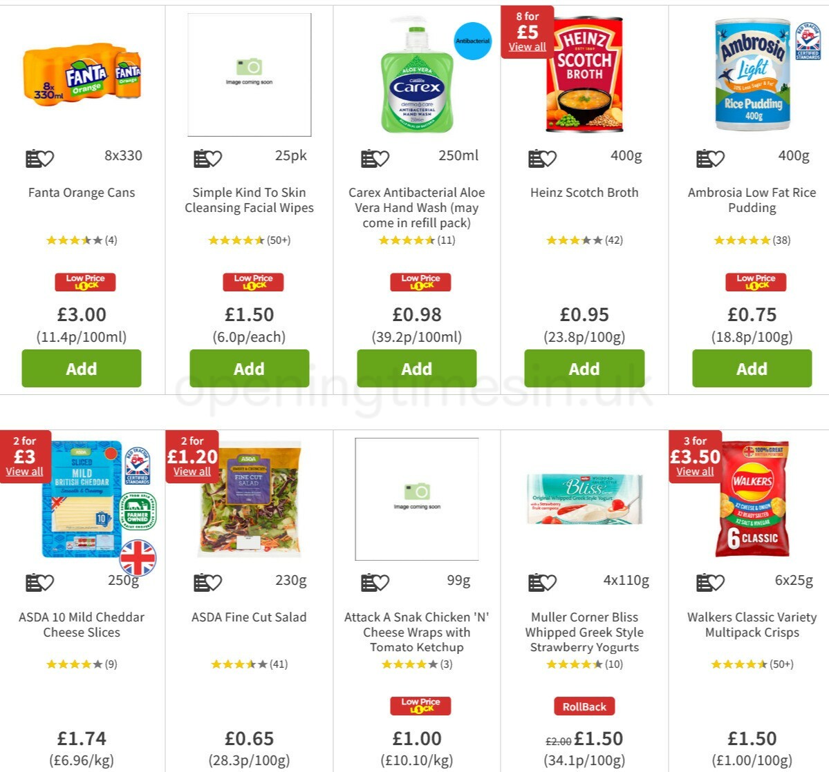 ASDA Offers from 27 May