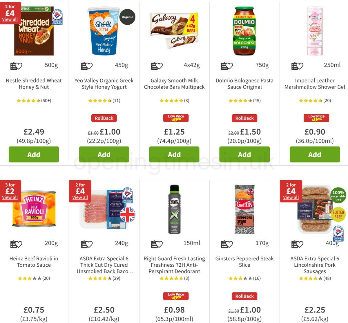 ASDA Offers from 27 May