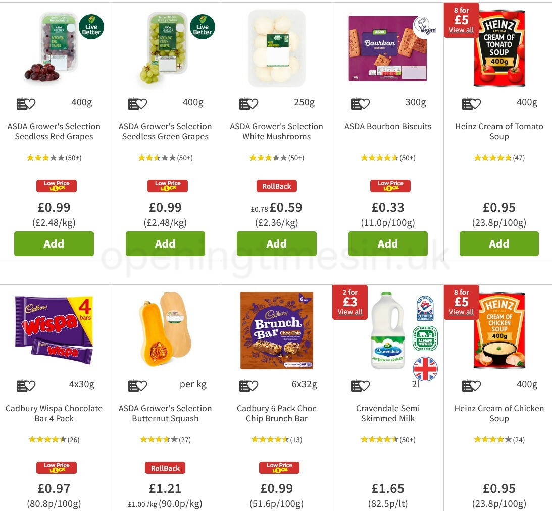 ASDA Offers from 27 May