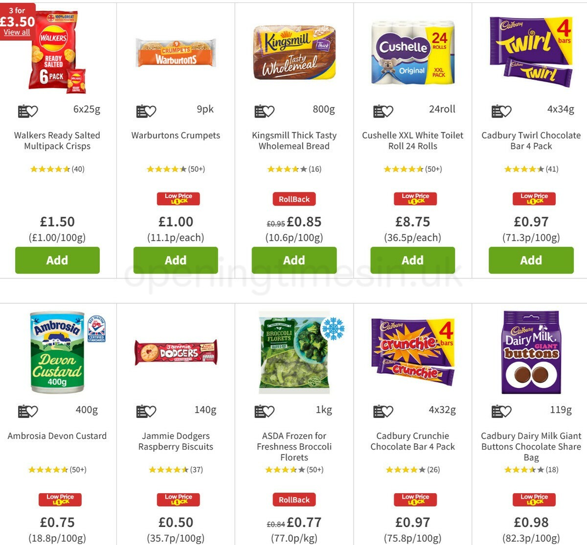 ASDA Offers from 27 May