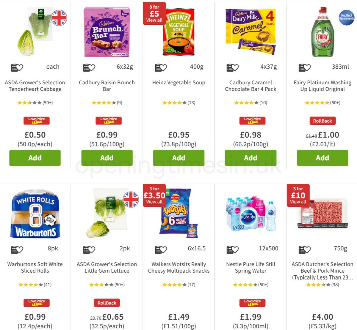 ASDA Offers from 27 May