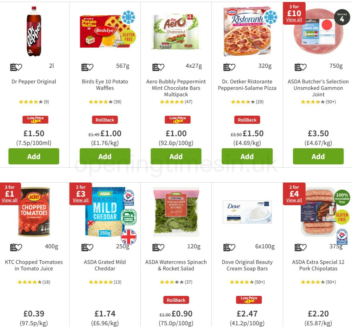 ASDA Offers from 27 May