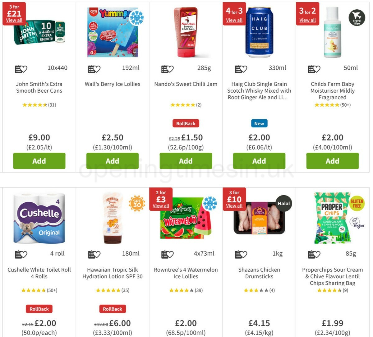ASDA Offers from 18 June