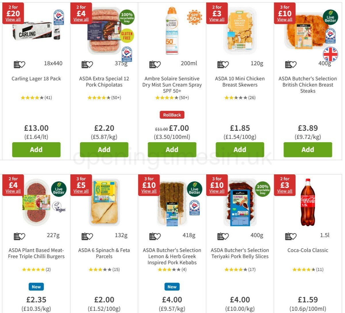 ASDA Offers from 18 June