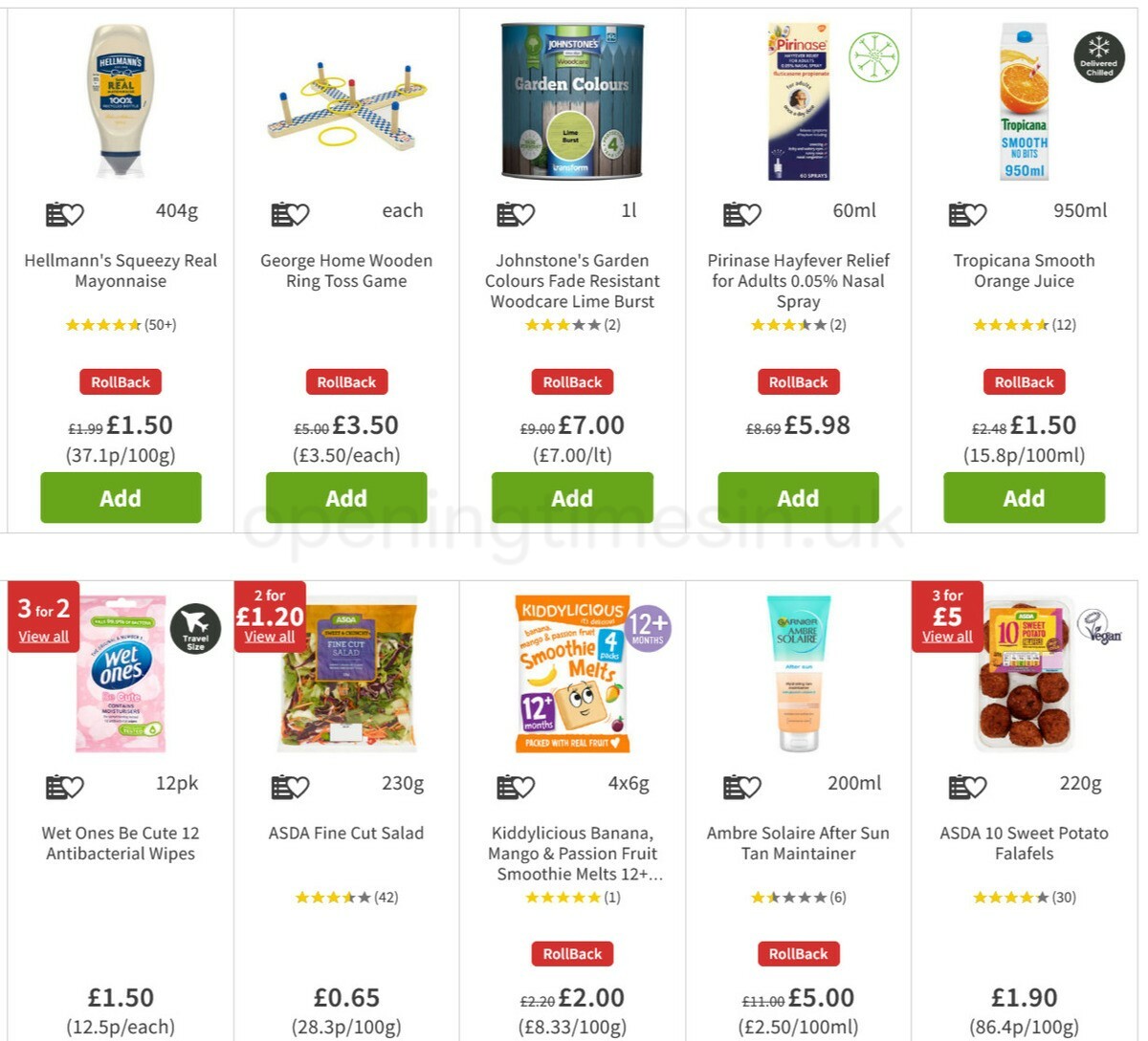 ASDA Offers from 18 June