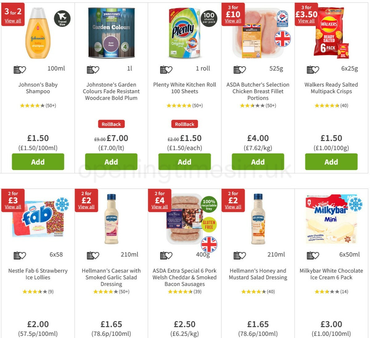 ASDA Offers from 18 June