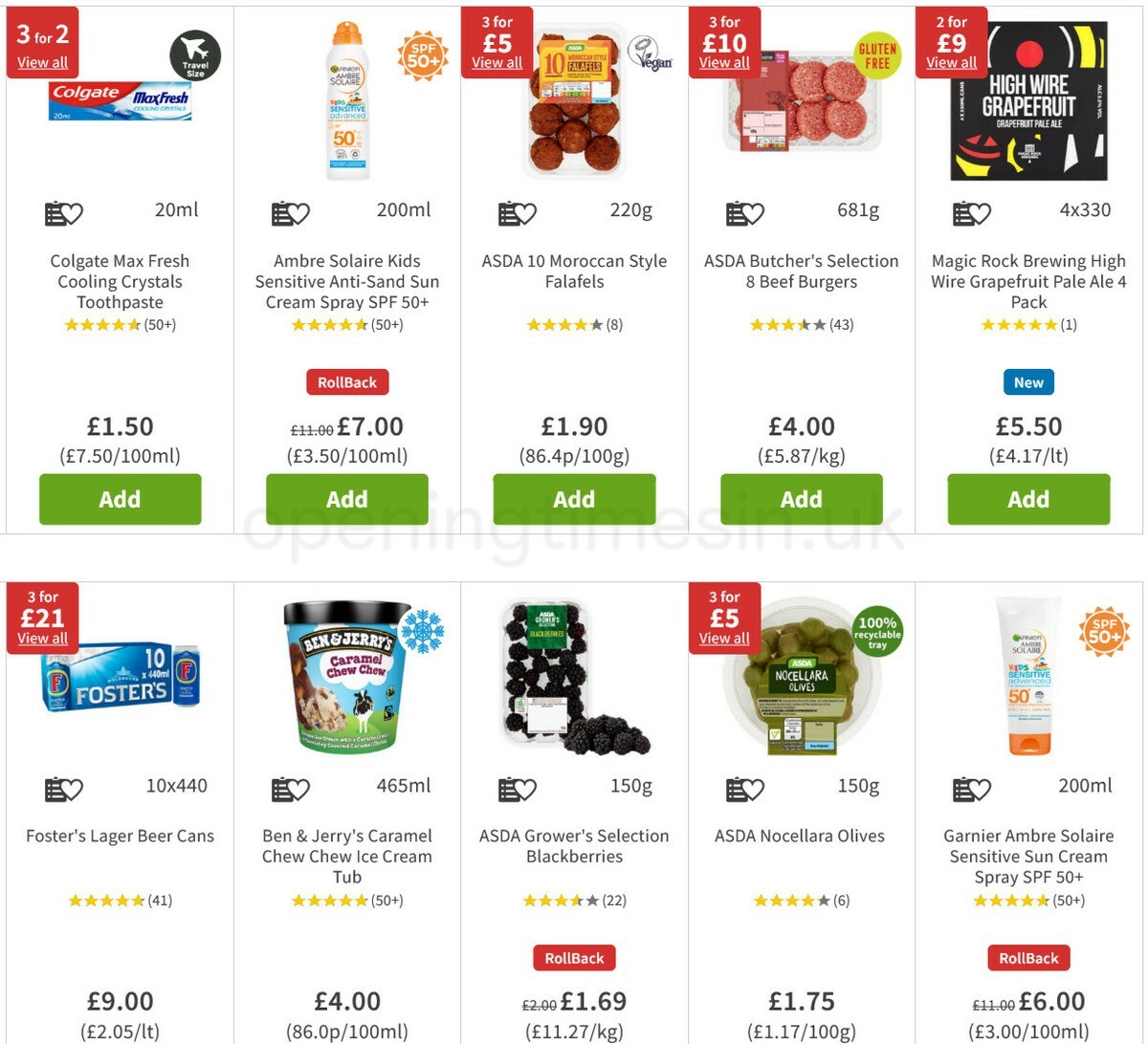 ASDA Offers from 18 June