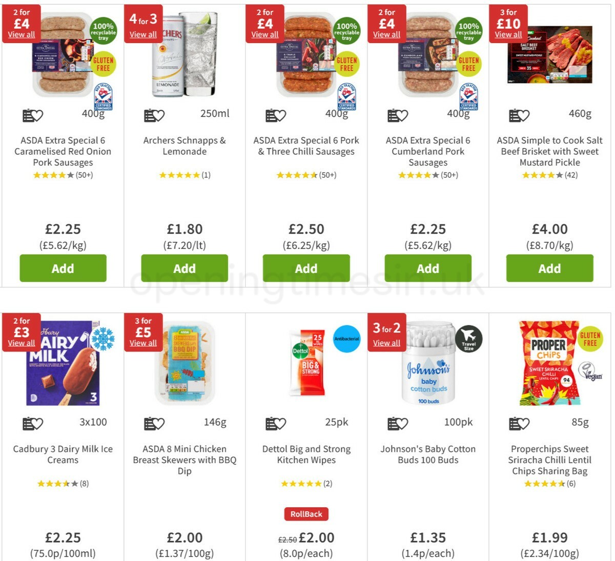 ASDA Offers from 18 June