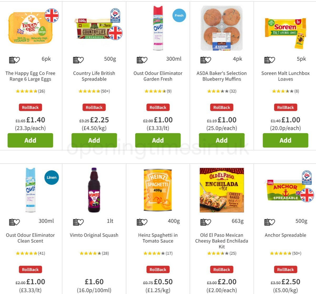 ASDA Offers from 18 June